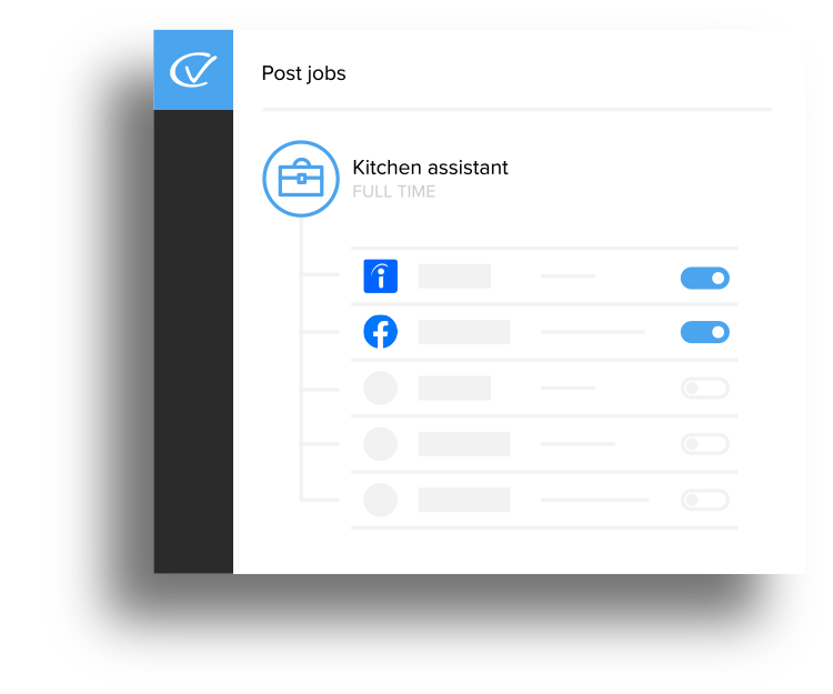 Post to external job boards in 1 click